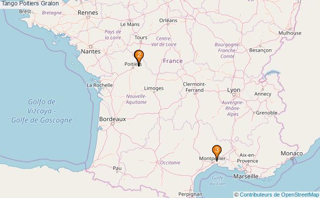 plan Tango Poitiers Associations tango Poitiers : 4 associations