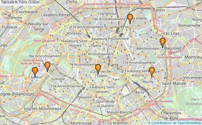 plan Tapisserie Paris Associations tapisserie Paris : 9 associations