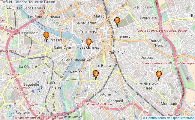 plan Tarn-et-Garonne Toulouse Associations Tarn-et-Garonne Toulouse : 6 associations
