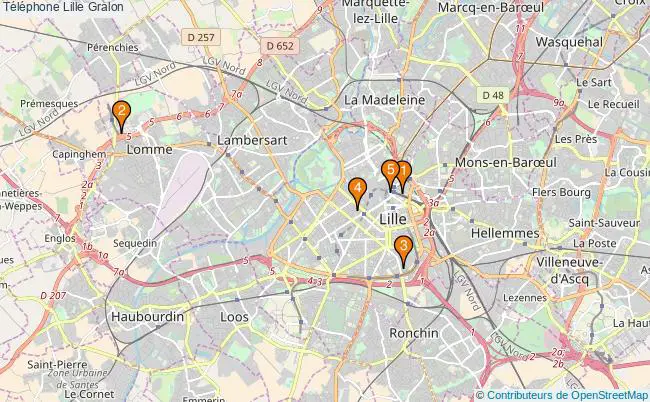plan Téléphone Lille Associations téléphone Lille : 4 associations