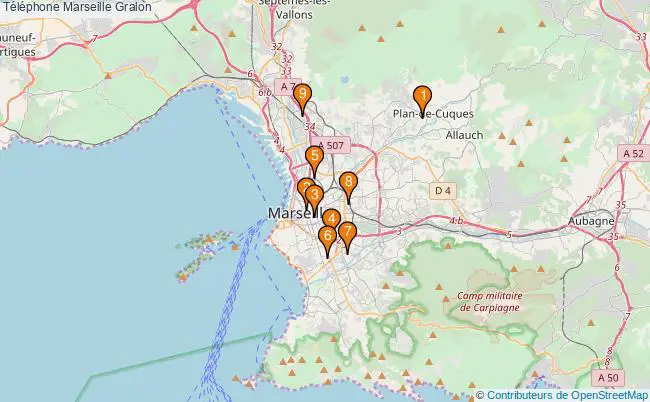 plan Téléphone Marseille Associations téléphone Marseille : 9 associations