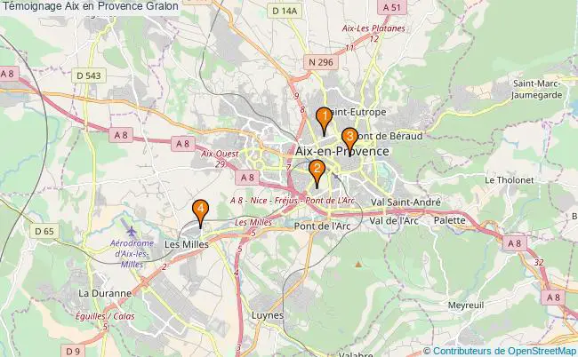 plan Témoignage Aix en Provence Associations Témoignage Aix en Provence : 4 associations
