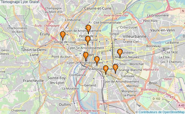 plan Témoignage Lyon Associations Témoignage Lyon : 8 associations