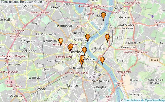 plan Témoignages Bordeaux Associations Témoignages Bordeaux : 9 associations