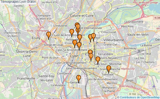 plan Témoignages Lyon Associations Témoignages Lyon : 15 associations