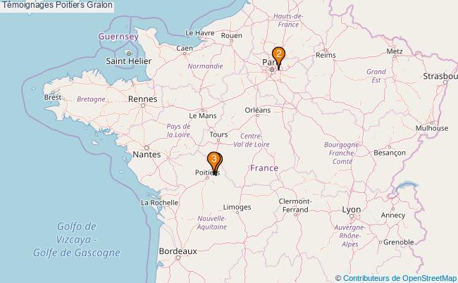 plan Témoignages Poitiers Associations Témoignages Poitiers : 4 associations