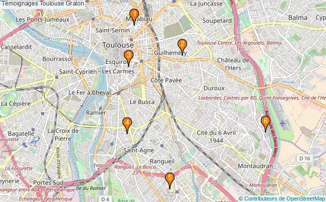 plan Témoignages Toulouse Associations Témoignages Toulouse : 7 associations