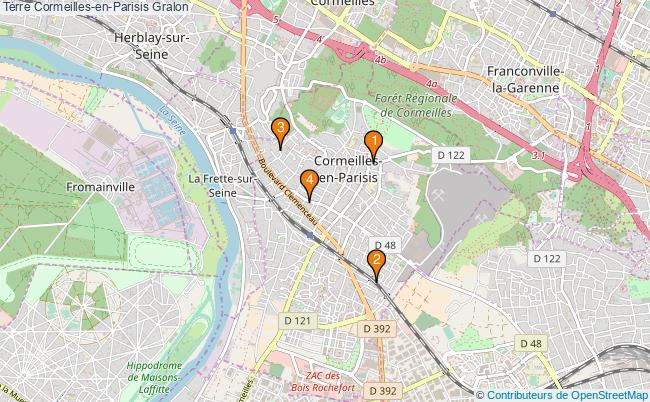 plan Terre Cormeilles-en-Parisis Associations Terre Cormeilles-en-Parisis : 3 associations