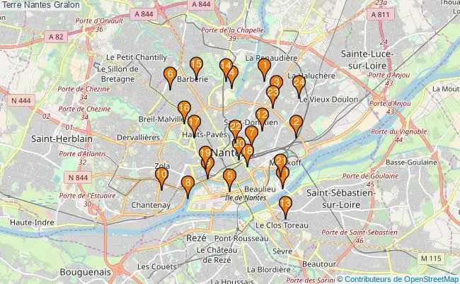 plan Terre Nantes Associations Terre Nantes : 29 associations