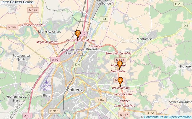 plan Terre Poitiers Associations Terre Poitiers : 3 associations