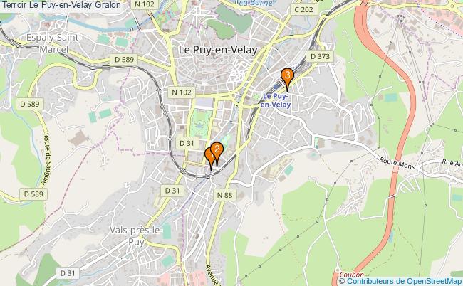 plan Terroir Le Puy-en-Velay Associations Terroir Le Puy-en-Velay : 3 associations