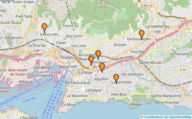 plan Terroir Toulon Associations Terroir Toulon : 6 associations