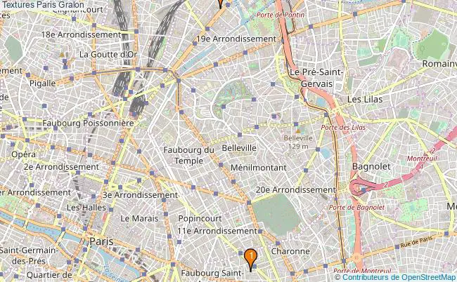 plan Textures Paris Associations textures Paris : 3 associations