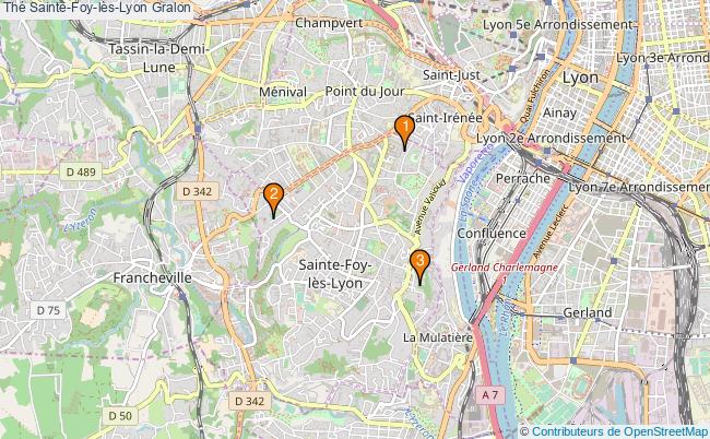 plan Thé Sainte-Foy-lès-Lyon Associations thé Sainte-Foy-lès-Lyon : 4 associations