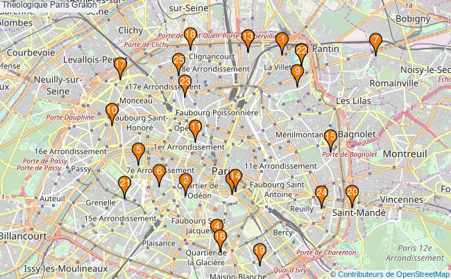 plan Théologique Paris Associations théologique Paris : 28 associations