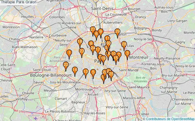 plan Thérapie Paris Associations thérapie Paris : 113 associations