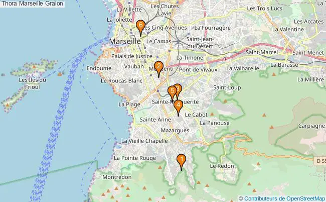 plan Thora Marseille Associations thora Marseille : 5 associations