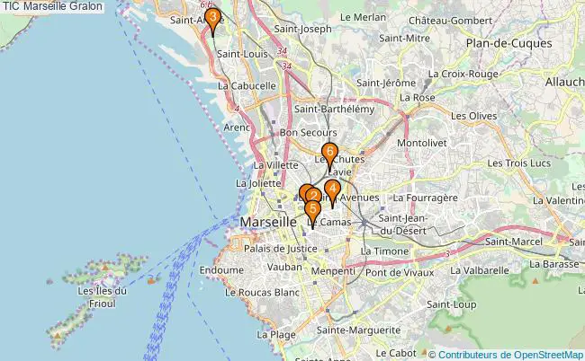 plan TIC Marseille Associations TIC Marseille : 8 associations