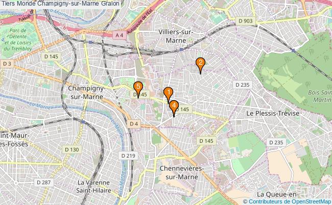 plan Tiers Monde Champigny-sur-Marne Associations Tiers Monde Champigny-sur-Marne : 4 associations
