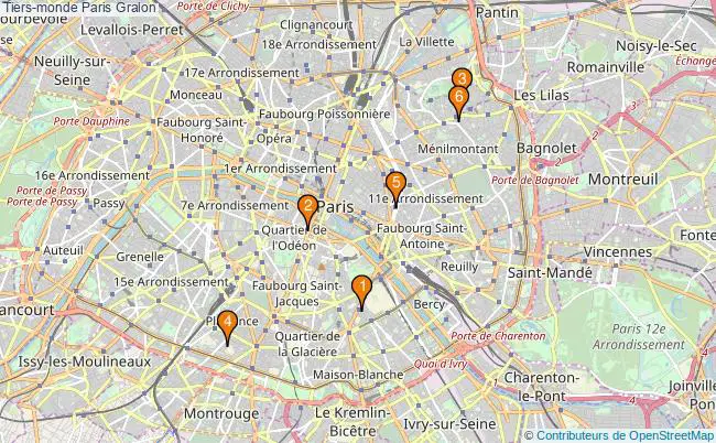 plan Tiers-monde Paris Associations tiers-monde Paris : 7 associations