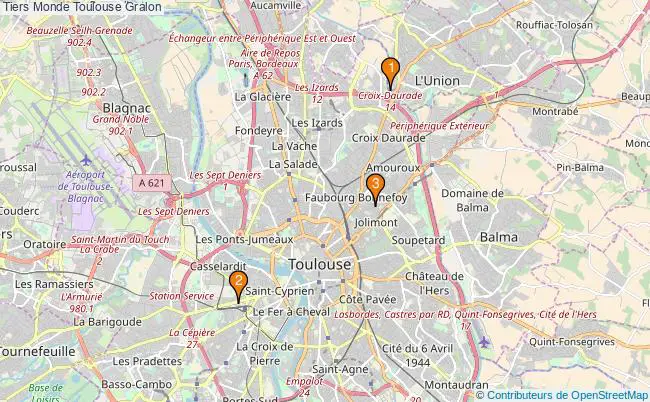 plan Tiers Monde Toulouse Associations Tiers Monde Toulouse : 3 associations