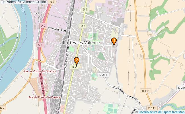 plan Tir Portes-lès-Valence Associations Tir Portes-lès-Valence : 2 associations