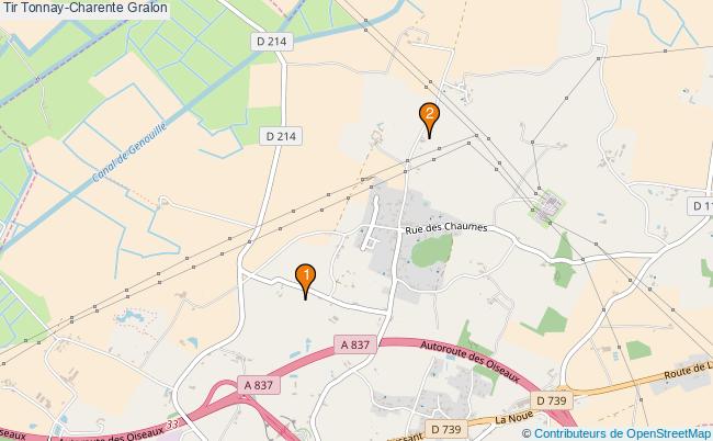 plan Tir Tonnay-Charente Associations Tir Tonnay-Charente : 3 associations