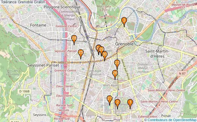 plan Tolérance Grenoble Associations tolérance Grenoble : 40 associations