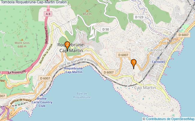 plan Tombola Roquebrune-Cap-Martin Associations Tombola Roquebrune-Cap-Martin : 4 associations