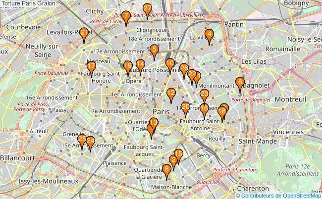 plan Torture Paris Associations torture Paris : 37 associations