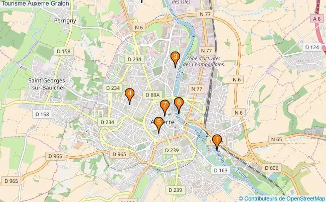plan Tourisme Auxerre Associations Tourisme Auxerre : 11 associations