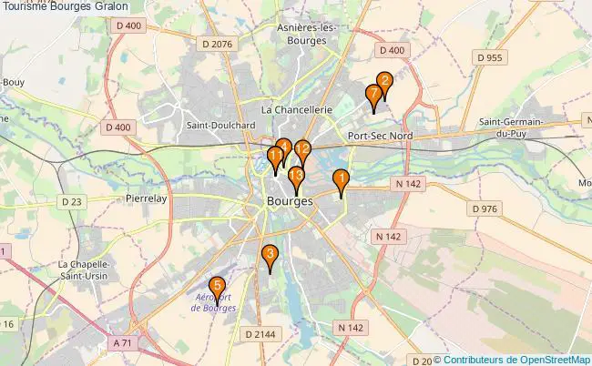 plan Tourisme Bourges Associations Tourisme Bourges : 13 associations