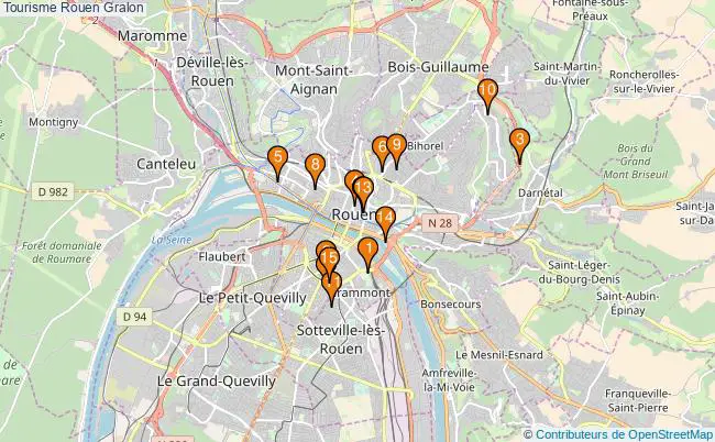 plan Tourisme Rouen Associations Tourisme Rouen : 15 associations