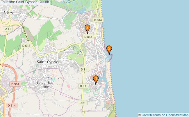 plan Tourisme Saint-Cyprien Associations Tourisme Saint-Cyprien : 3 associations