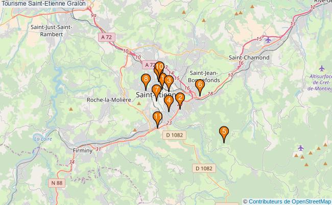 plan Tourisme Saint-Etienne Associations Tourisme Saint-Etienne : 10 associations