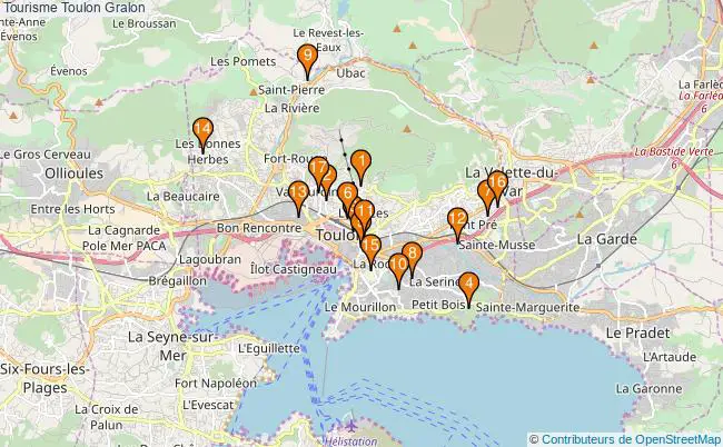 plan Tourisme Toulon Associations Tourisme Toulon : 18 associations