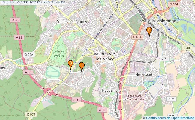 plan Tourisme Vandoeuvre-lès-Nancy Associations Tourisme Vandoeuvre-lès-Nancy : 3 associations
