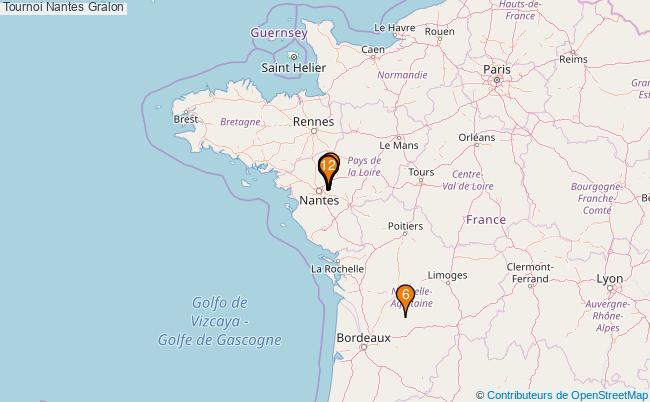 plan Tournoi Nantes Associations Tournoi Nantes : 17 associations