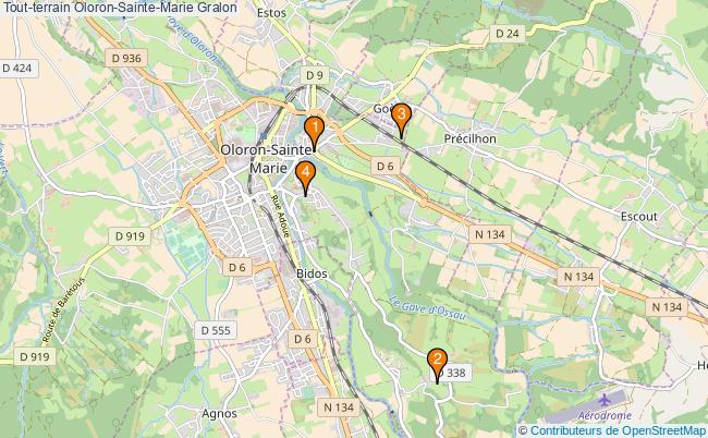 plan Tout-terrain Oloron-Sainte-Marie Associations tout-terrain Oloron-Sainte-Marie : 4 associations