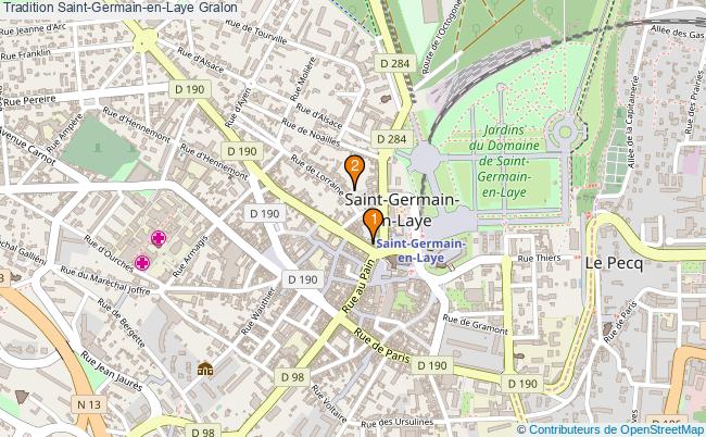 plan Tradition Saint-Germain-en-Laye Associations Tradition Saint-Germain-en-Laye : 3 associations