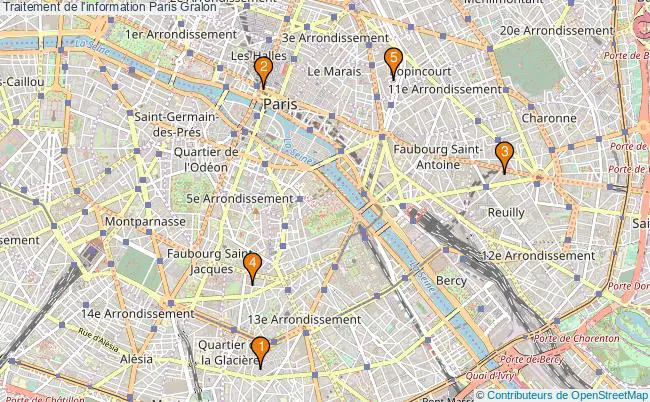 plan Traitement de l'information Paris Associations traitement de l'information Paris : 4 associations