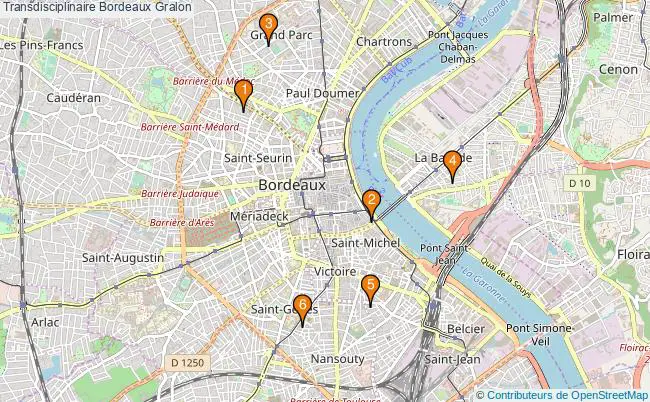 plan Transdisciplinaire Bordeaux Associations transdisciplinaire Bordeaux : 7 associations