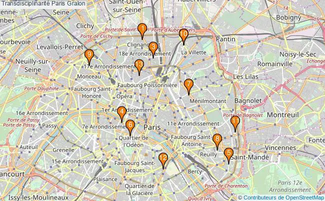 plan Transdisciplinarité Paris Associations transdisciplinarité Paris : 18 associations