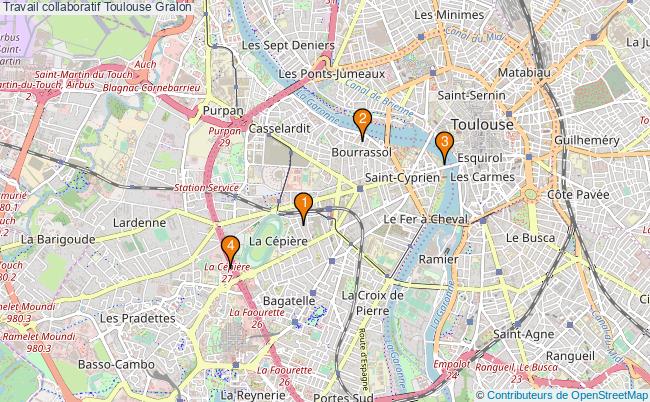 plan Travail collaboratif Toulouse Associations travail collaboratif Toulouse : 4 associations