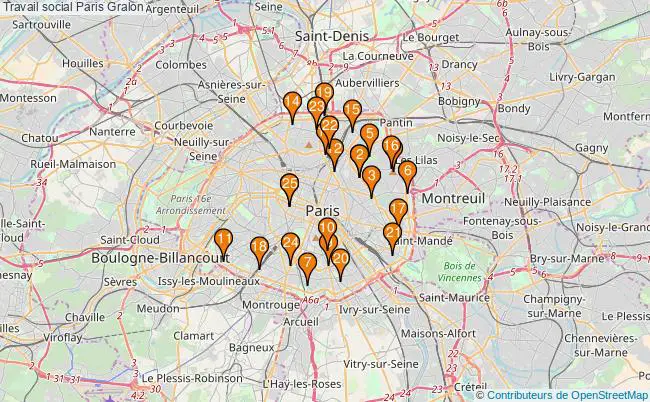 plan Travail social Paris Associations travail social Paris : 31 associations