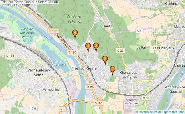 plan Triel-sur-Seine Triel-sur-Seine Associations Triel-sur-Seine Triel-sur-Seine : 9 associations