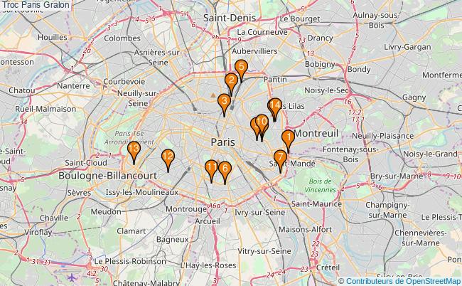 plan Troc Paris Associations troc Paris : 18 associations