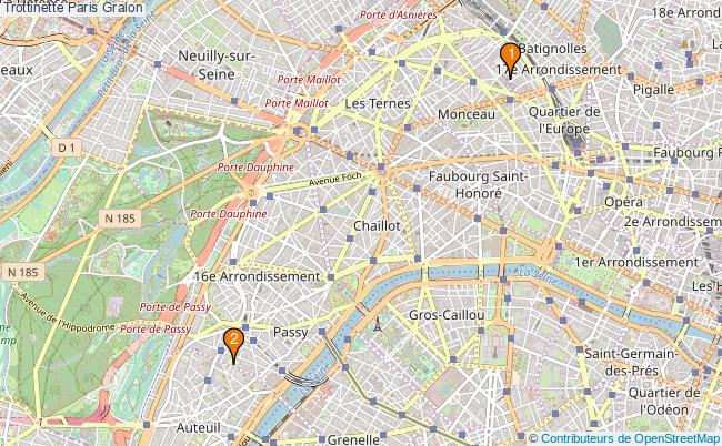 plan Trottinette Paris Associations Trottinette Paris : 4 associations