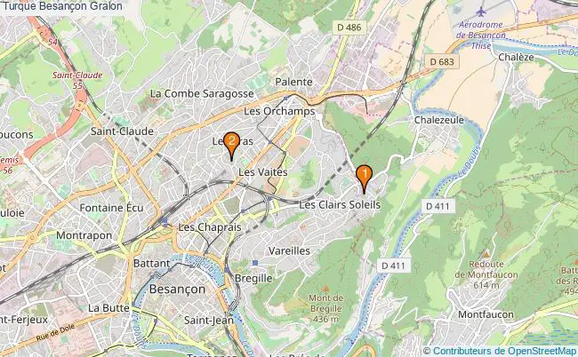 plan Turque Besançon Associations turque Besançon : 2 associations