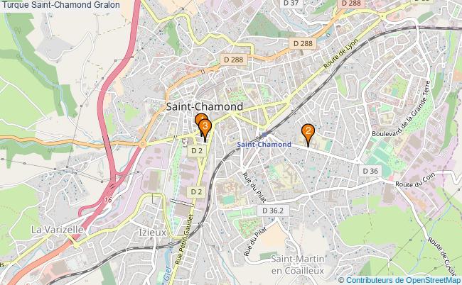 plan Turque Saint-Chamond Associations turque Saint-Chamond : 4 associations